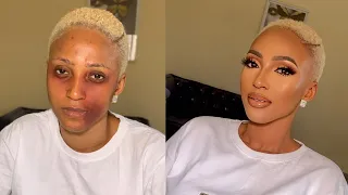 😱😱 MAKEUP TRANSFORMATION ON WOMEN OF COLOR #makeup #makeuptransformation #makeuptutorial #glam