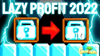 LAZY PROFIT in 2022! How To Get RICH FAST In Growtopia! (EASY DLS!)