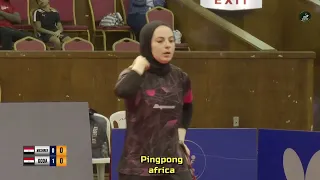 Hana Goda vs Dina Meshref | WS Final | 2023 ITTF Africa Cup