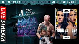 UFC Vegas 64 REACTION, Recap with Josh Emmett | Amanda Lemos knocks out Marina Rodriguez