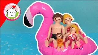 Playmobil Film deutsch - Flamingo am Badesee - Geschichte von Familie Hauser für Kinder