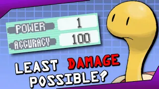 What is the LEAST Damage You Can Deal in Pokemon?