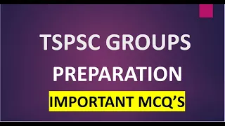 TSPSC Group 2 questions and answers PART 2 | How to prepare tspsc group 2 | Crack TSPSC Group 2