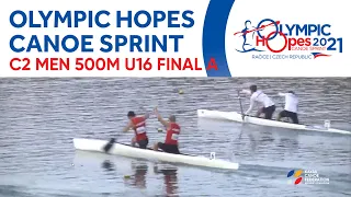 Olympic Hopes Racice 2021 C2 men 500m U16 Final A