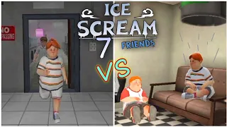 Ice Scream 7 Pink Room Escape Ending Vs Ice Scream 7 Tunnel Escape Ending || Ice Scream 7 Fan Made