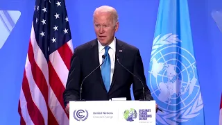 Biden blasts China, Russia for not 'showing up' at COP26