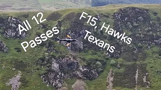 All 12 Fantastic passes  on the Mach Loop 20/21 May 24. Great couple of days