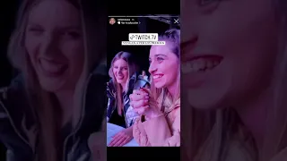 Sele mosca con Marti Benza, Luli González y Angie Velasco en los premios Cleopatra 8/3/2022