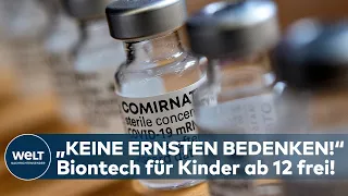 BIONTECH/PFIZER: "Keine ernsten Bedenken!" EMA lässt Covid-19-Impfstoff für Kinder ab 12 Jahren zu