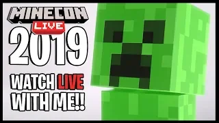 MINECON LIVE 2019!! | Watch Minecon Live With Me!! | MINECRAFT 1.15 REVEAL!! + BIOME VOTE!!