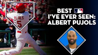 Who's the BEST hitter, the BEST athlete and the NASTIEST pitcher Albert Pujols has EVER seen?!