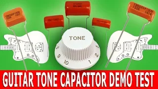 GUITAR Tone CAPACITOR Demo Test