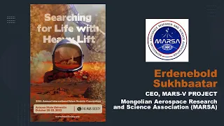 MARS-V Project - Erdenebold Sukhbaatar, MARSA - 25th Annual International Mars Society Convention