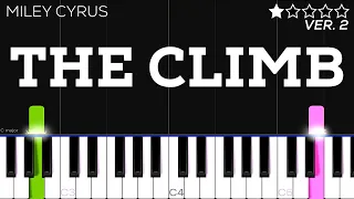 Miley Cyrus - The Climb | EASY Piano Tutorial