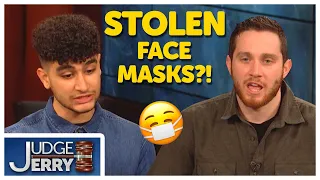A Man’s Face Masks Were Stolen Right Out Of His Hands On a Train! | Judge Jerry