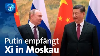 Chinas Staatschef Xi besucht Kremlchef Putin