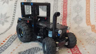 мой новый самодельный трактор из Lego Technic