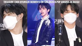 TREASURE CHOI HYUNSUK MOMENTS IN 2020 SBS GAYO DAEJUN IN DAEGU (SBS 2020 K-POP AWARDS)✨❤️