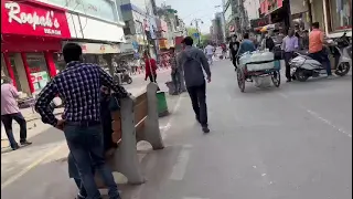 Ajmal Khan Road at Karol Bagh in Delhi, India