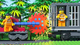 LEGO Train Police Fail - Prison Break