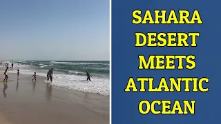 Sahara Desert Meets Atlantic Ocean In Mauritania