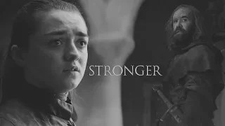 Game of Thrones | Arya and Sandor • Stronger