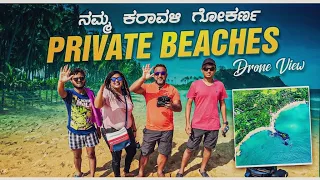 ಕರಾವಳಿ GOKARNA Private Beach | Om, Paradise and Half Moon Beach | Kannada Vlog | Flying Passport