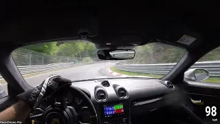 Nurburgring Nordschleife track day - Porsche 718 GT4 - 7:14 BTG