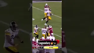 James Harrison interception superbowl‼️🔥 #steelers #nfl #shorts #greatest #football