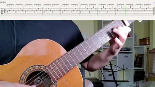 Someone Like You by Adele, Guitar TAB + PDF (Just the intro)