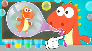 Learn with Eddie how to make bubbles that don't pop 🧼✨ Eddie does experiments