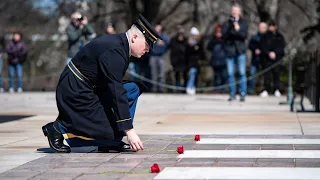 Tomb Guard Earns Badge After His Final Watch