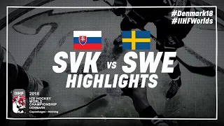 Game Highlights: Slovakia vs Sweden May 12 2018 | #IIHFWorlds 2018