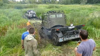 Alfa Romeo 6X6 рулит UNIMOG не СМОГ off road 4x4