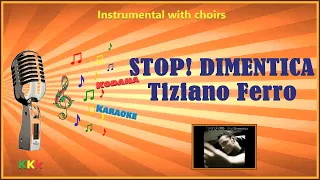 Stop! Dimentica - Tiziano Ferro (Instrumental con Cori) - KoDaNa Karaoke