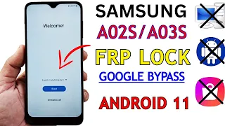 Samsung A02S/A03S FRP Bypass Android 11 | Google Account Unlock | Remove Frp Lock Without PC 2023