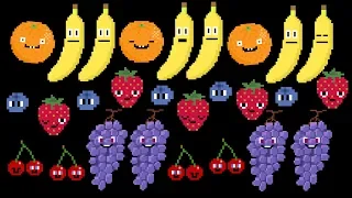 Fruit Patterns - ABAB Patterns & More -  The Kids' Picture Show (Fun & Educational Learning Video)