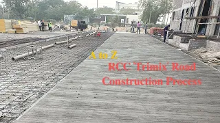 rcc road ,RCC Road Construction Process , RCC Road,Road Construction, Trimix floaring