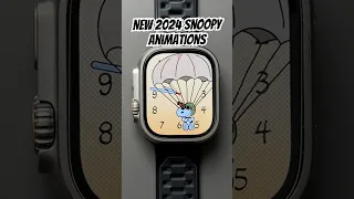New Snoopy 2024 #applewatch Animations #shorts