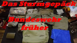 Das Sturmgepäck Bundeswehr Ausrüstung früher
