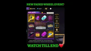 NEW FADED WHEEL EVENT 🤪!!NEW EVENT IN FREEFIRE 🎯!!NEW BEST BUNDLE 👌!!NO TOPUP 🥲!!#freefire #shorts