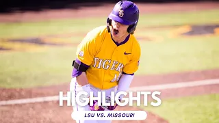 LSU Baseball Wins 6-2 vs Missouri To Claim Series | Highlights