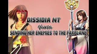 Yuna sending her enemies to the farplane - Dissidia NT