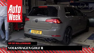 Volkswagen Golf R - Op de Rollenbank