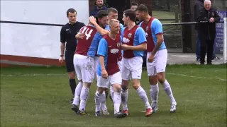 Warren Byrne scores superb volley against Tow Law Town