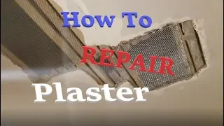 How To Repair Plaster Walls and Ceilings