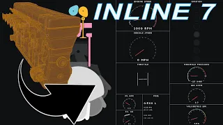 Next Gen Engine Sim - Inline 7 Cylinder!! ft. AngeTheGreat for a tutorial