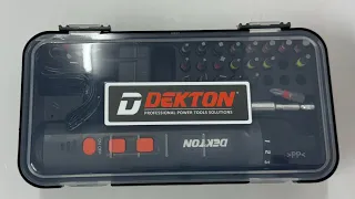 Review ban đầu máy siết vít pin Dekton DK-VT08N