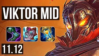 VIKTOR vs LISSANDRA (MID) | 9/0/7, Legendary, 1.0M mastery | EUW Master | v11.12