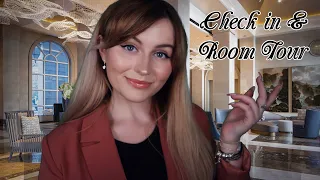 [ASMR] Hotel Check-in and Room Tour - Layered Sounds & Visual ASMR
